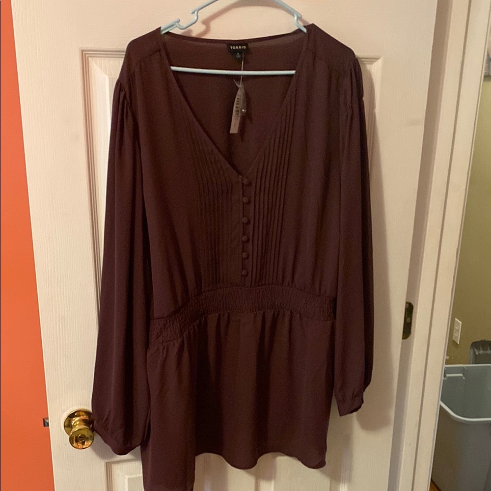 Torrid Women's Burgundy Top
